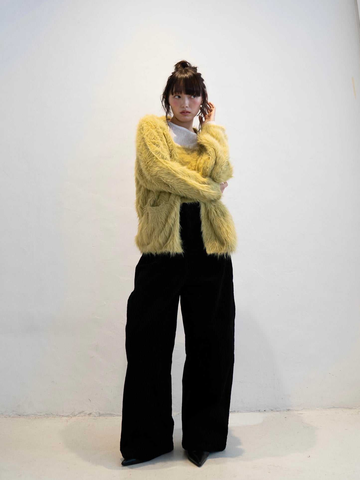 シャギーニットカーディガン DPC02003