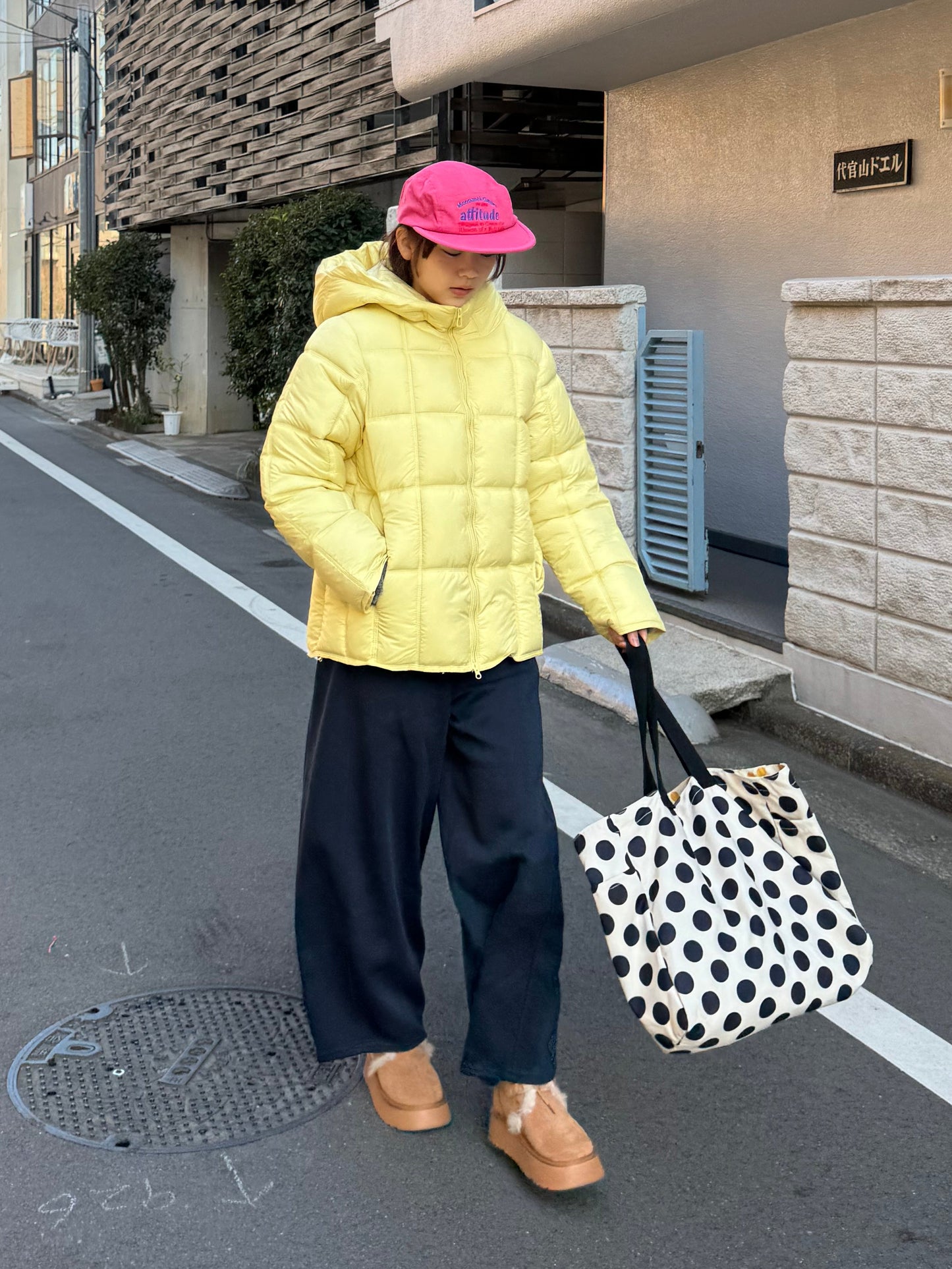 レモンイエロー中綿ジャケット DPB91071