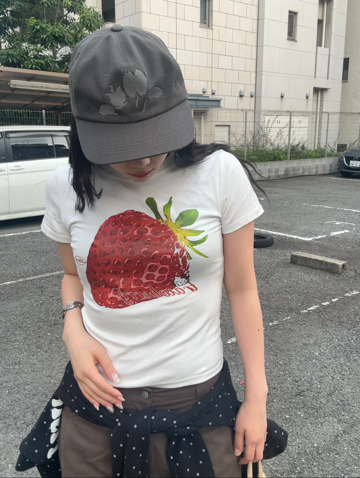 ストロベリーシンプルロゴTシャツ DPB89020