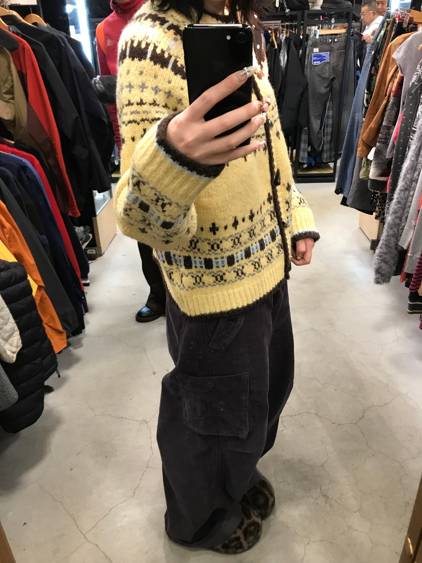【即納】ノルディックトグルボタンニット DPB85420S
