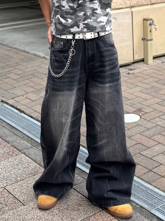 ウォッシュオーバーサイズデニムパンツ DPB90220