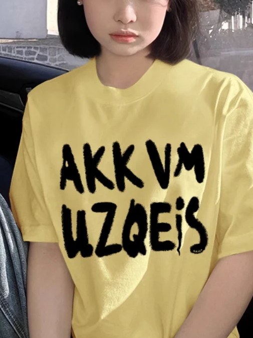 イエローロゴTシャツ DPB71774