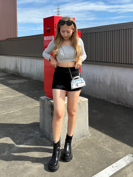 リブニットパンツ DPB73507