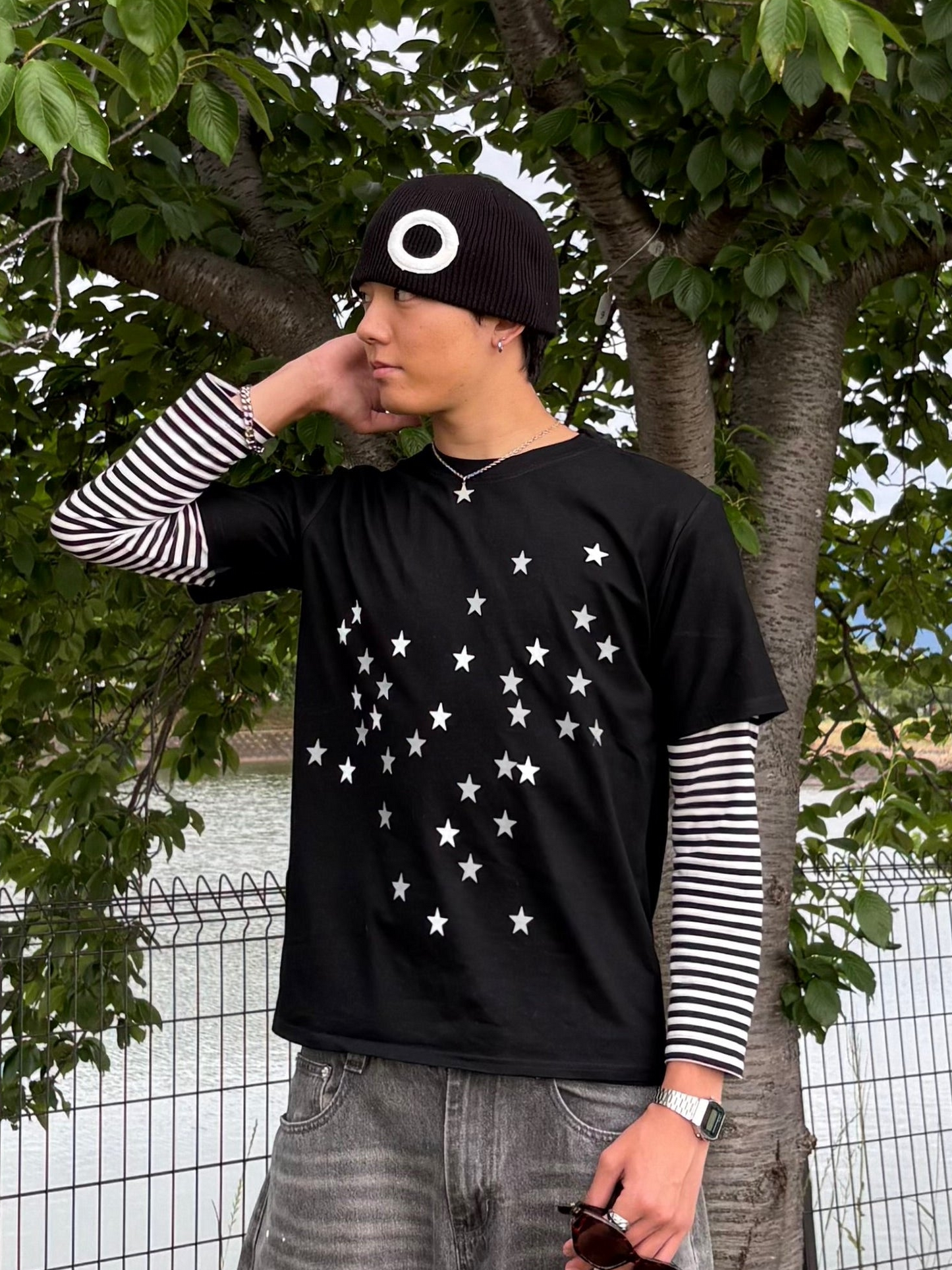 スターブラックTシャツ DPC10022