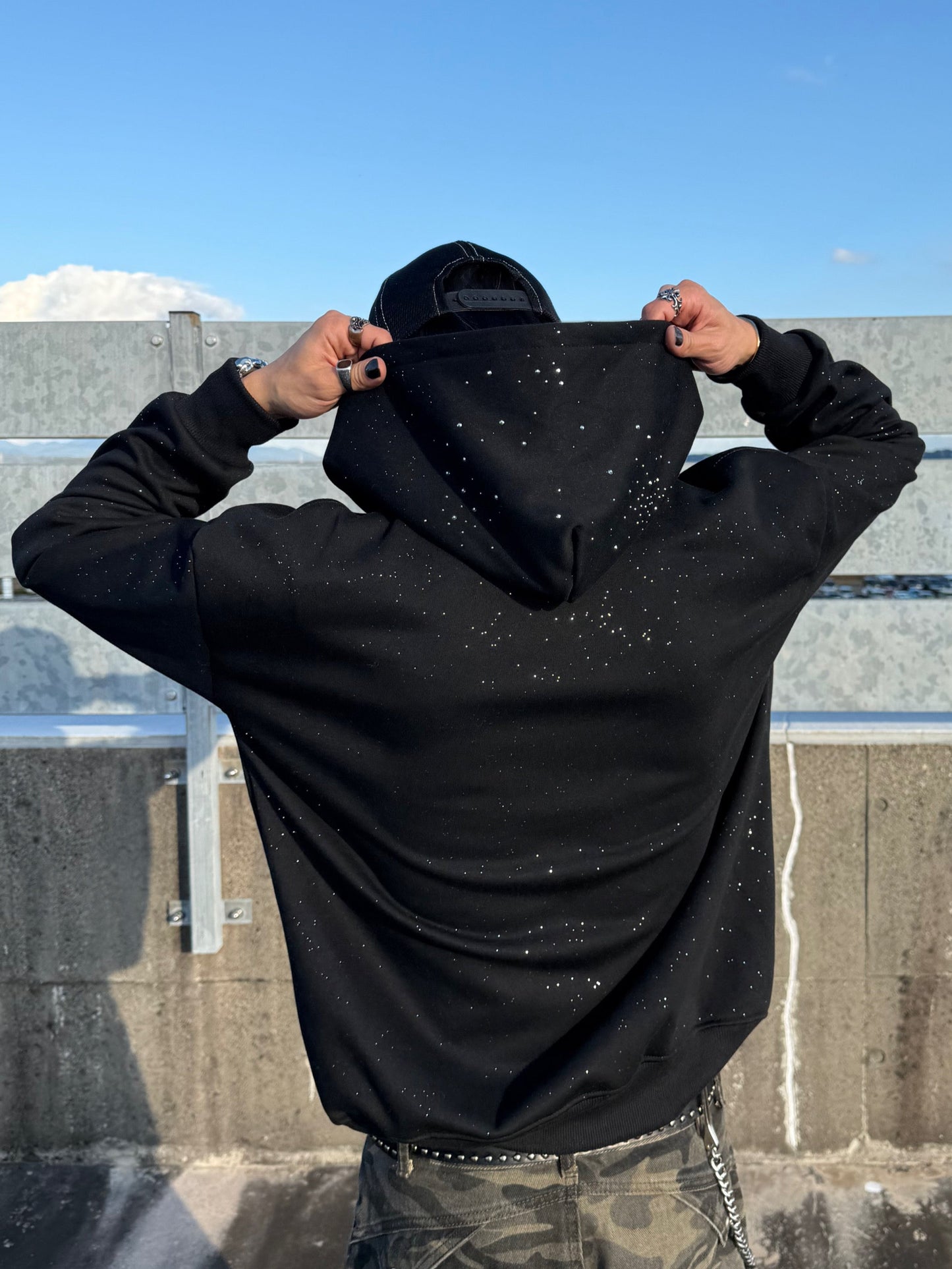 ラメジップパーカー DPB90089