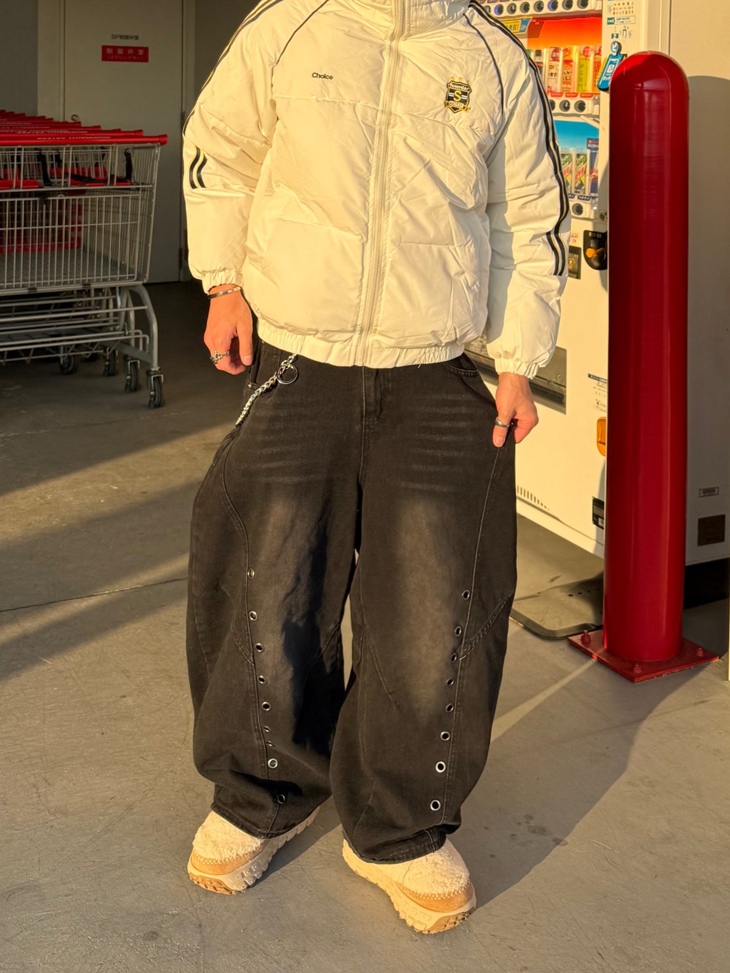 ラインホールデニムパンツ DPB90143