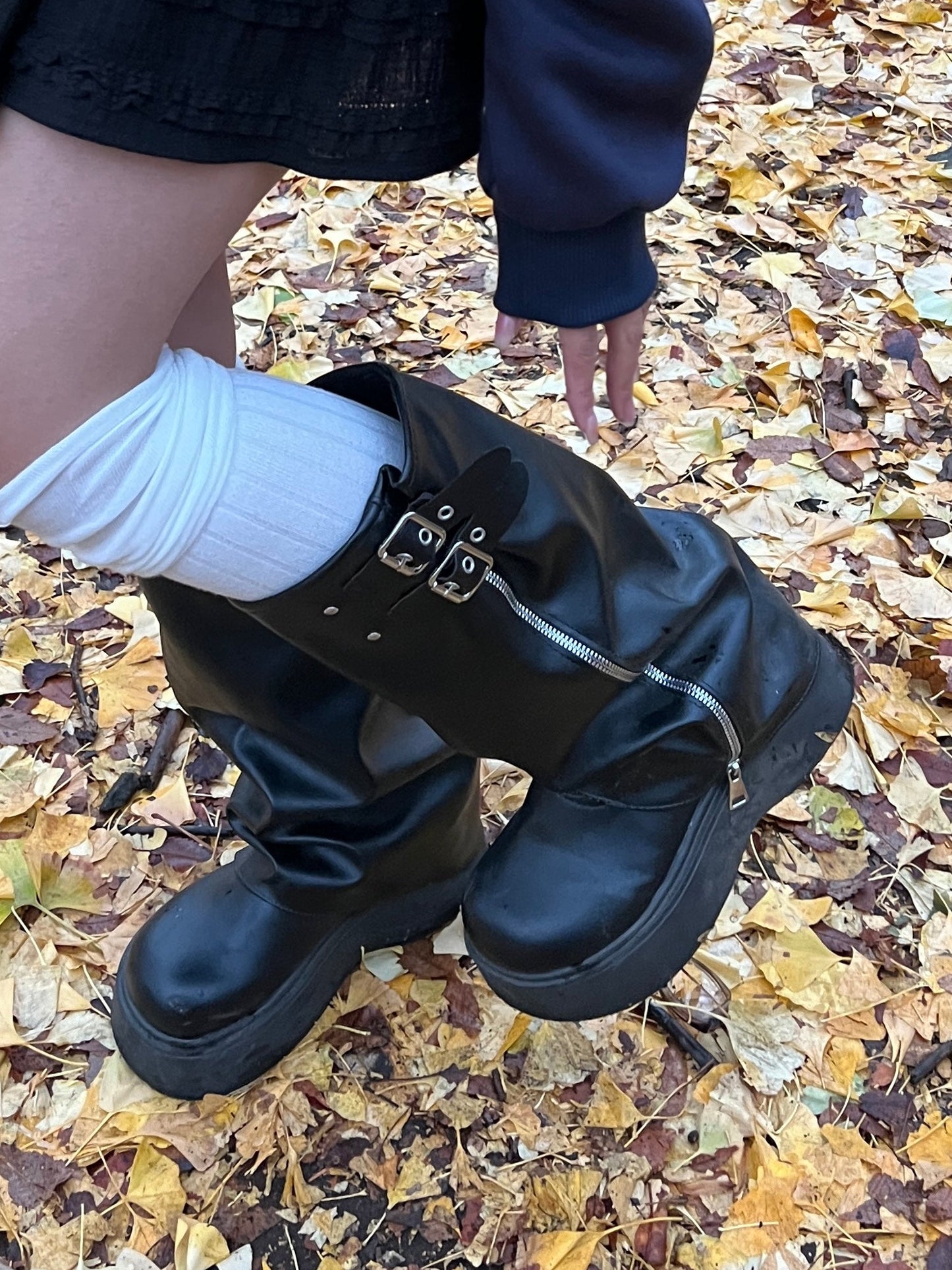 ワイドチャック付きブーツ DPB94037