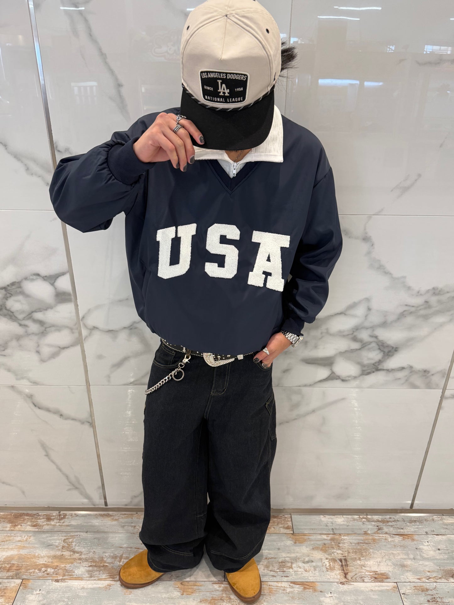 USAナイロンプルオーバー DPB73546