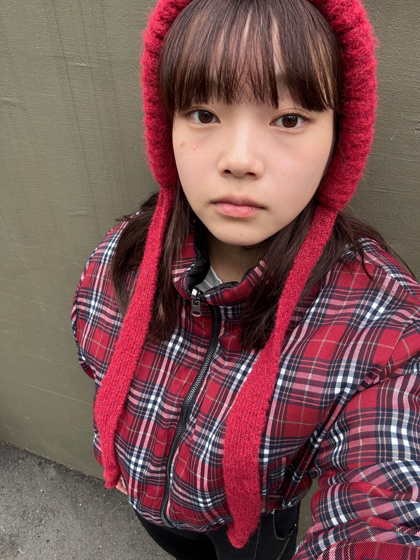 リバーシブルチェックダウンジャケット DPB91054