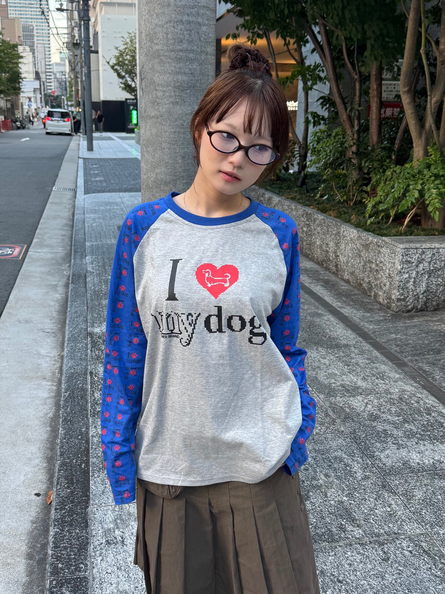 dogラグランTシャツ DPB85332