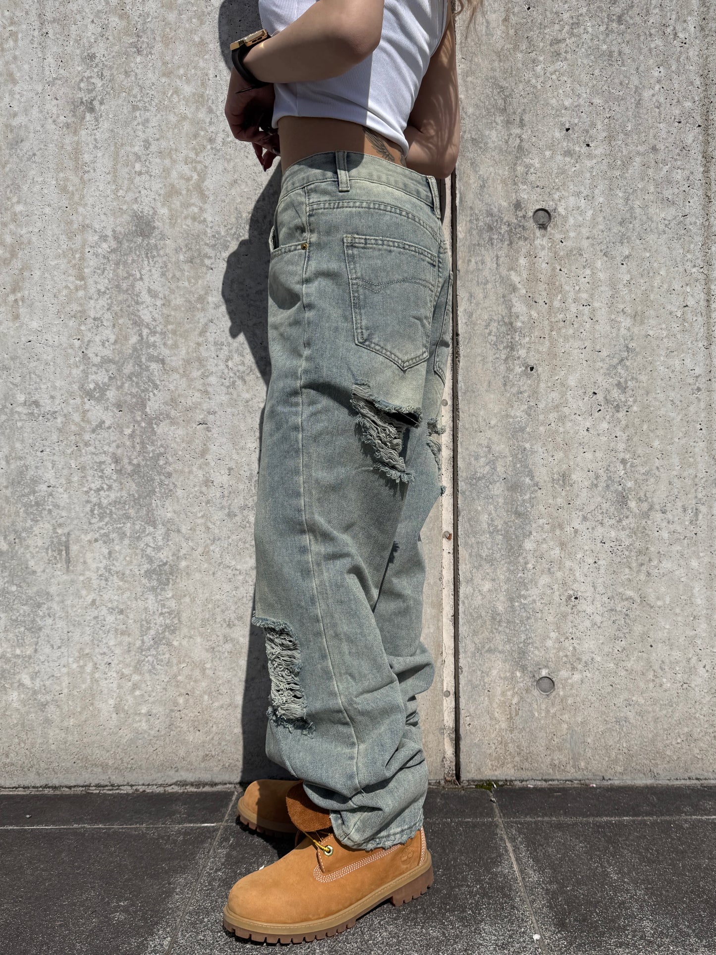 ダメージデニムパンツ DPB42346