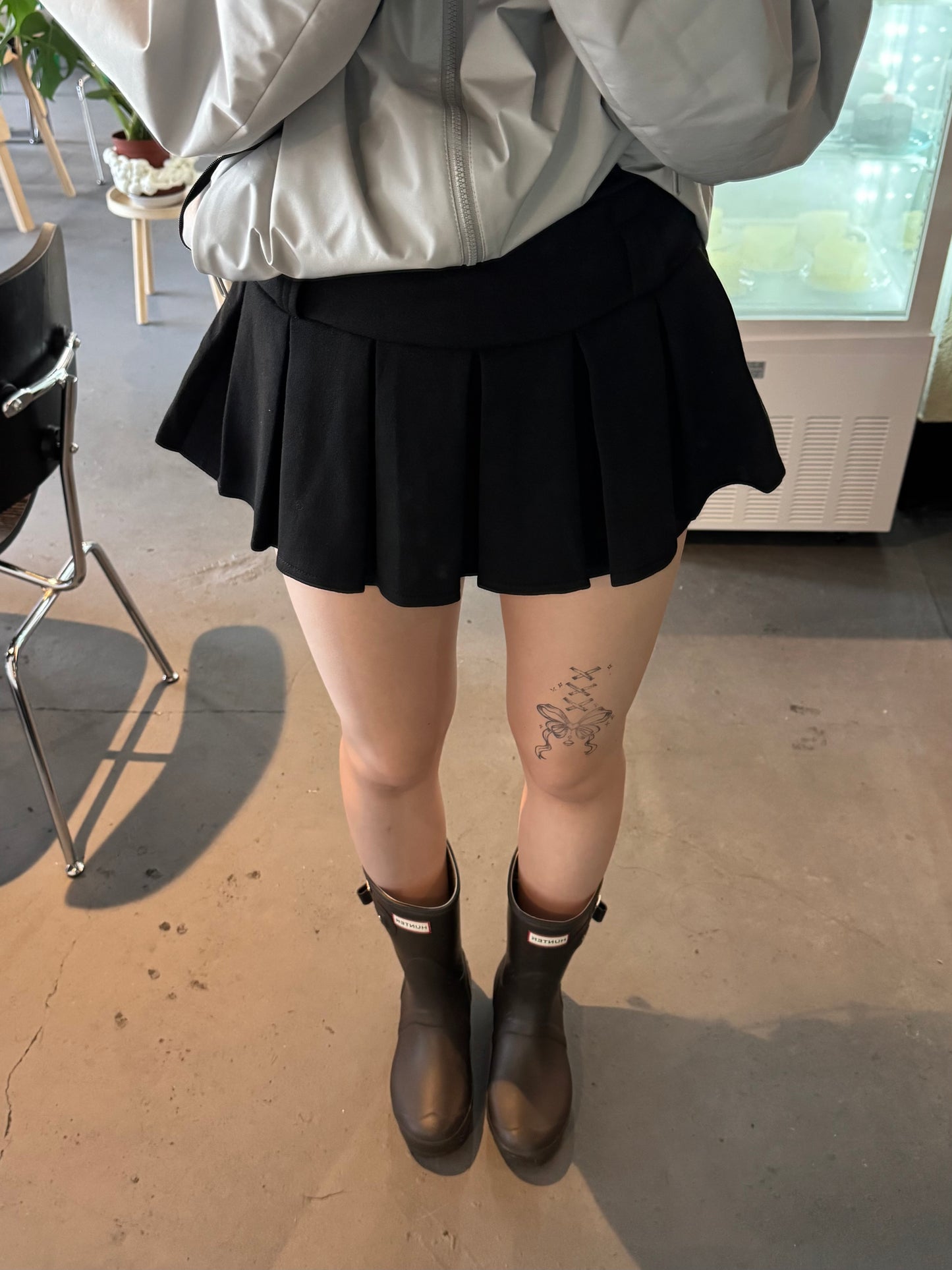 プリーツショートスカートパンツ DPB85355