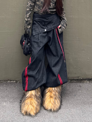 サイドラインスカートパンツ DPB86158