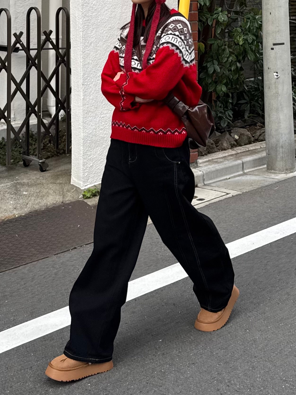 ノルディック柄ニットプルオーバー DPB91055