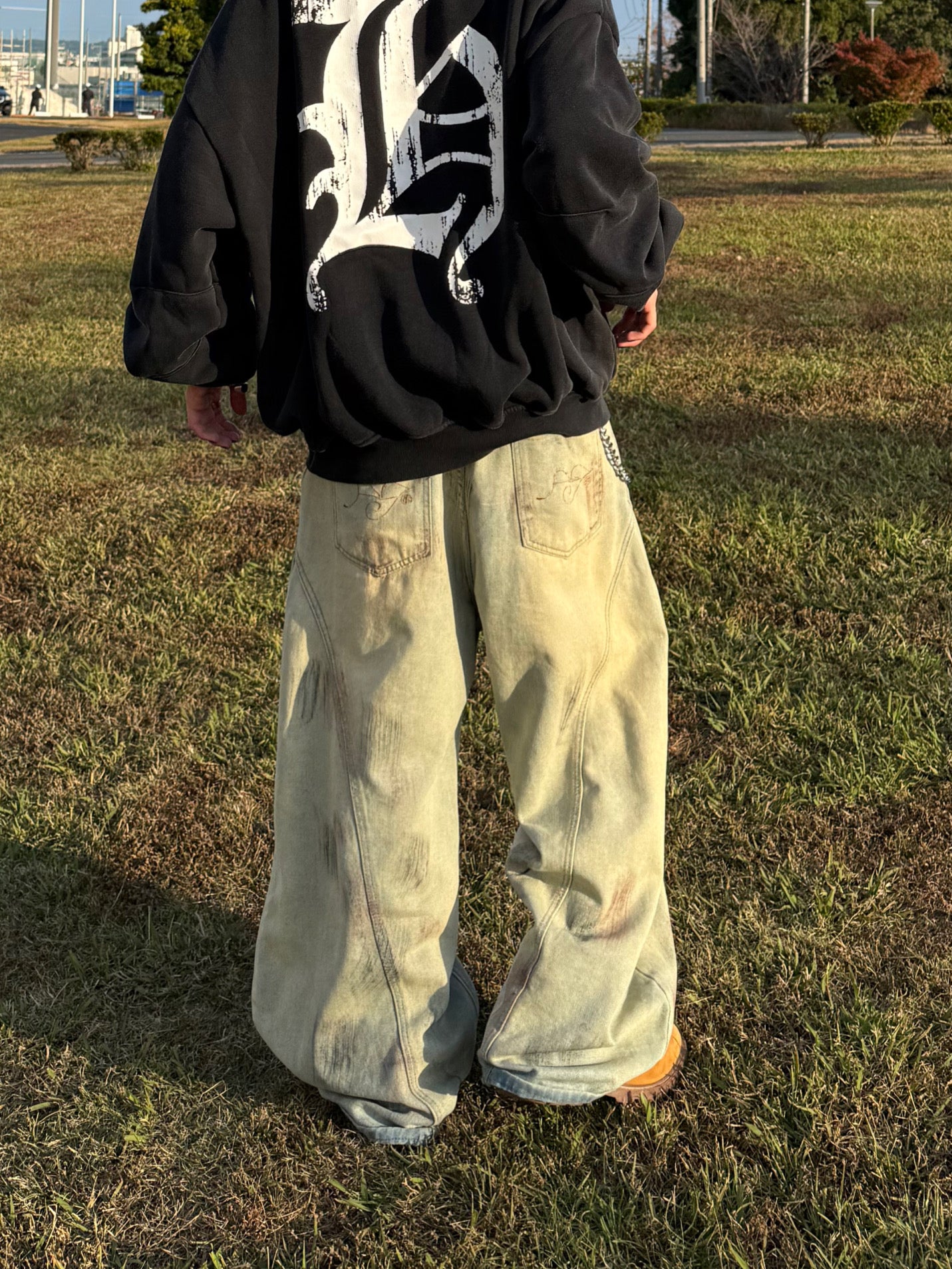 ダメージデザインデニムパンツ DPB90051