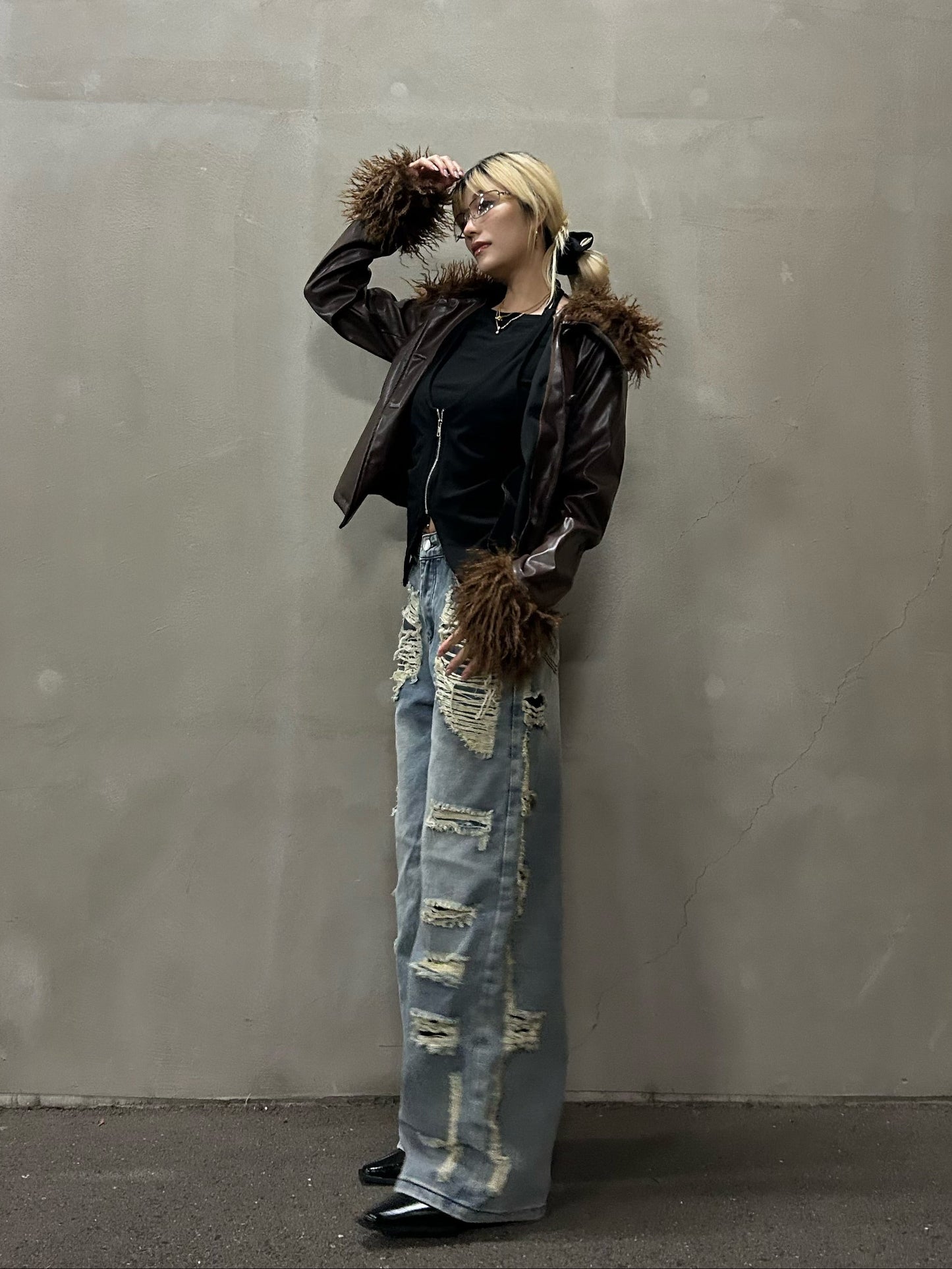 レイヤードオフショルトップス DPB26675