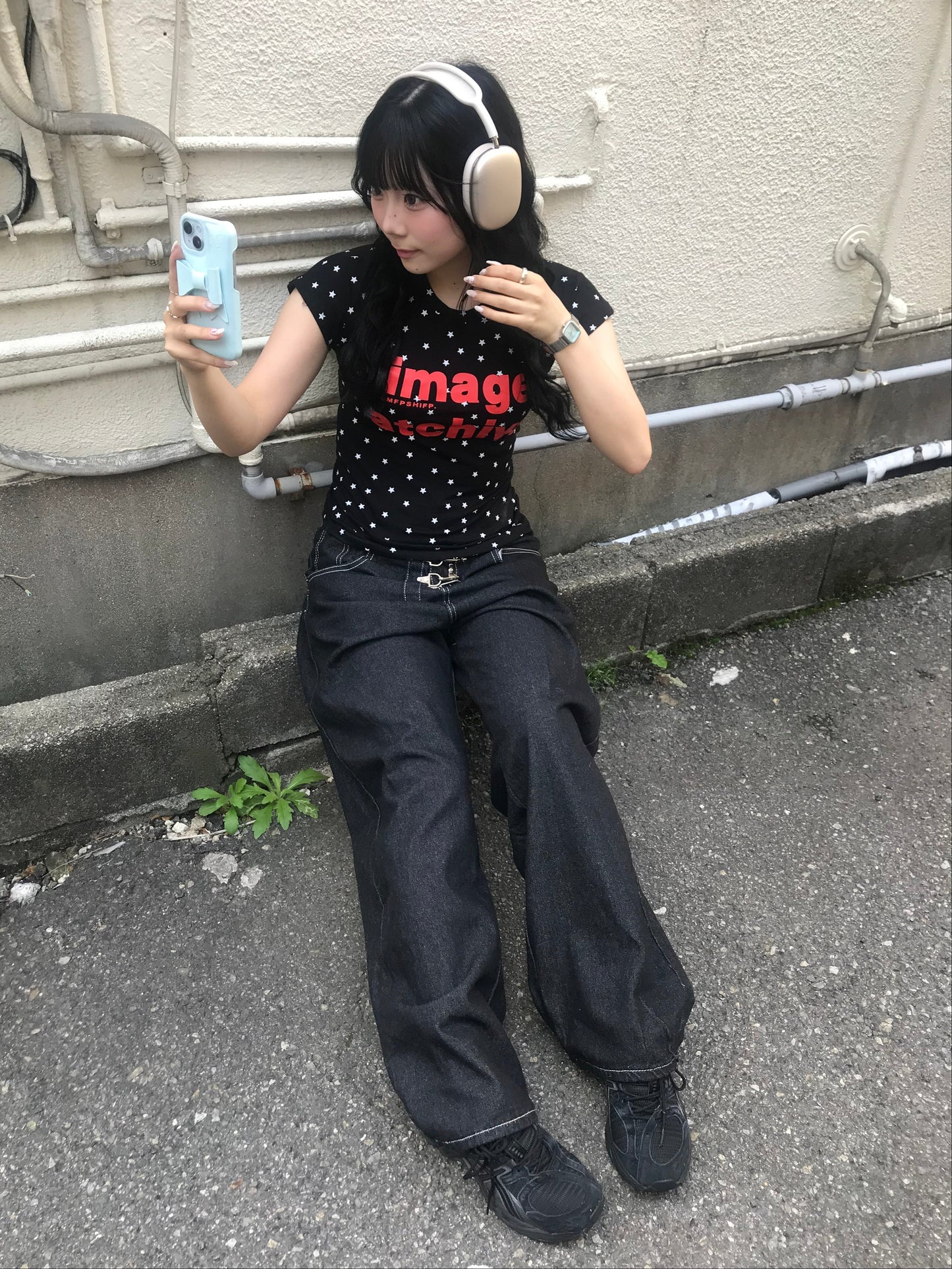 フロントデザインバギーパンツ DPB89251