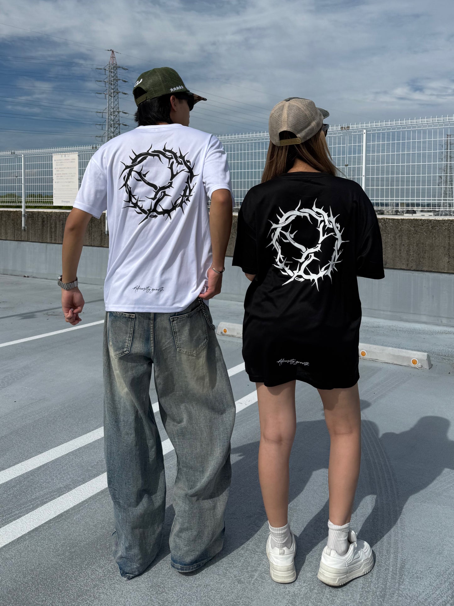 バーブワイヤーデザインTシャツ DPB90194