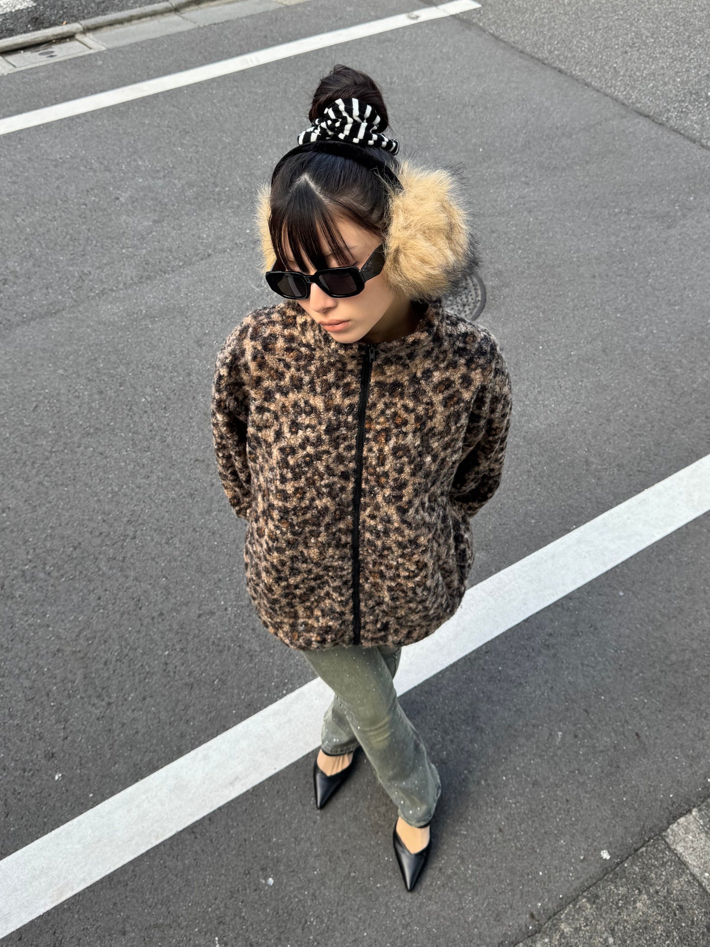 ラメフレアデニムパンツ DPB86159