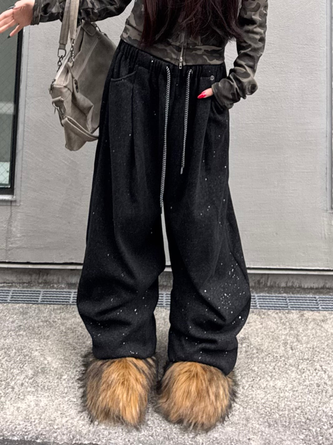 ルーズラメバルーンパンツ DPB86177