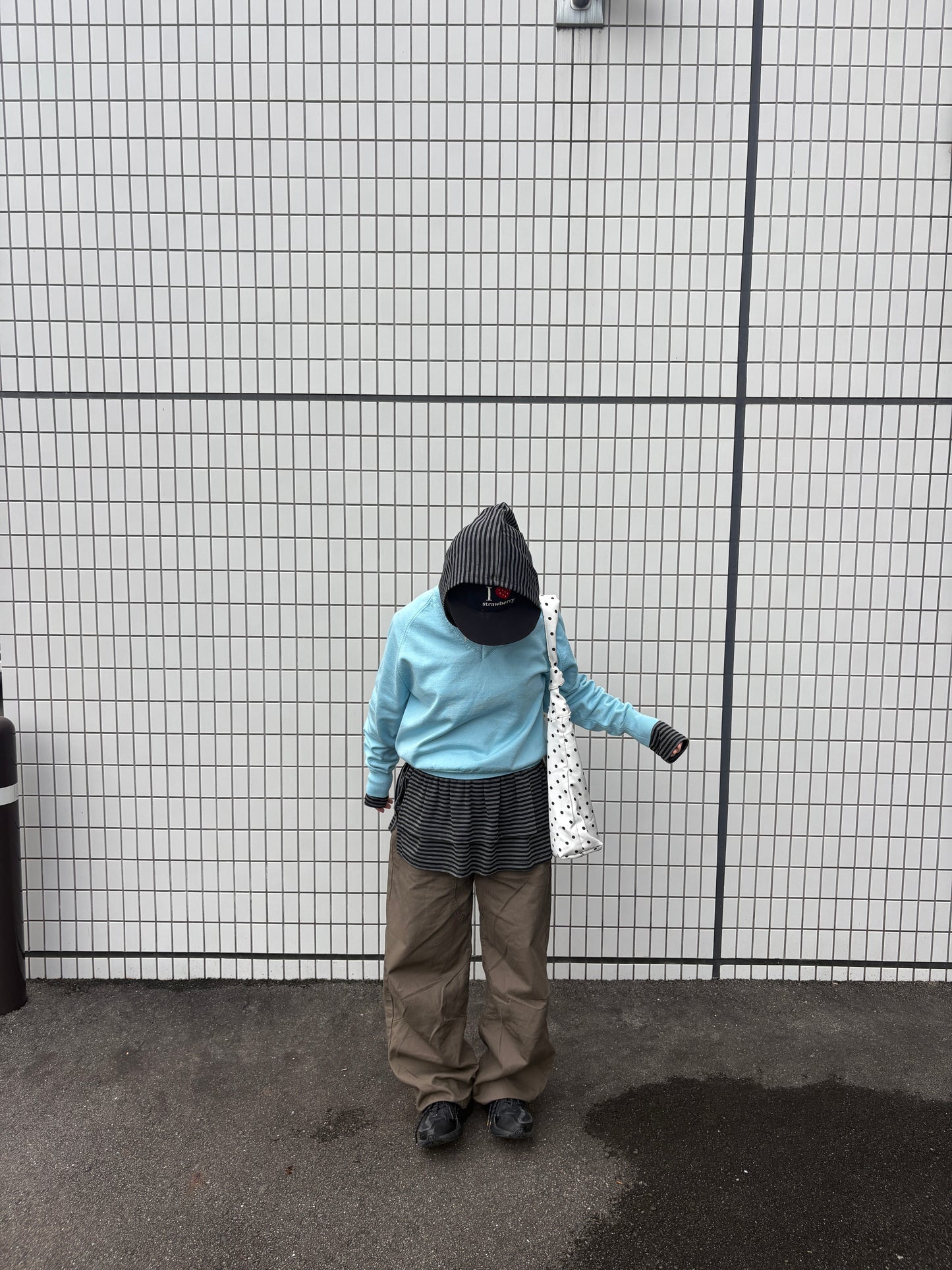 フリルストライプフーディー DPB97047