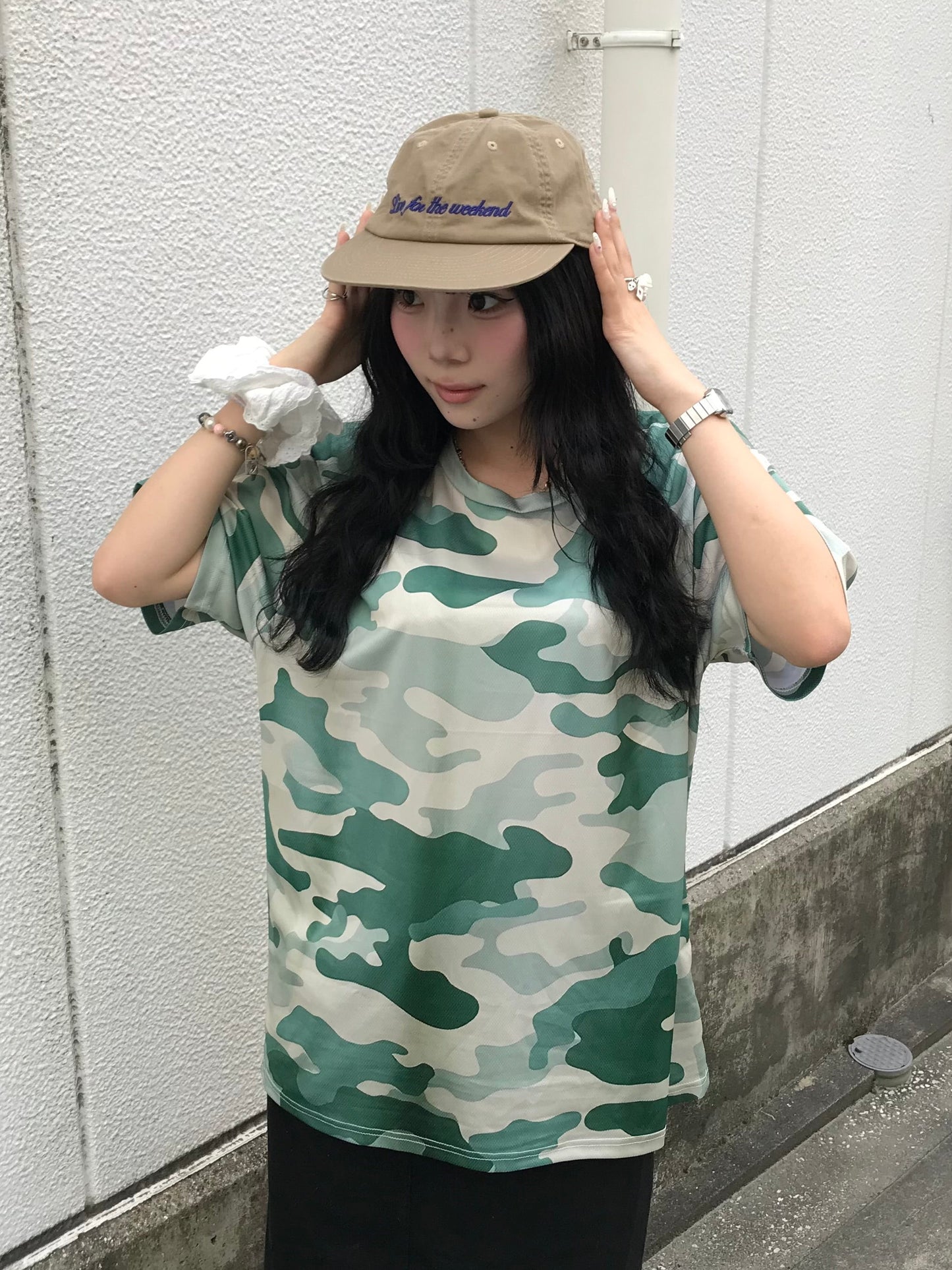 カモフラオーバーTシャツ DPB89284