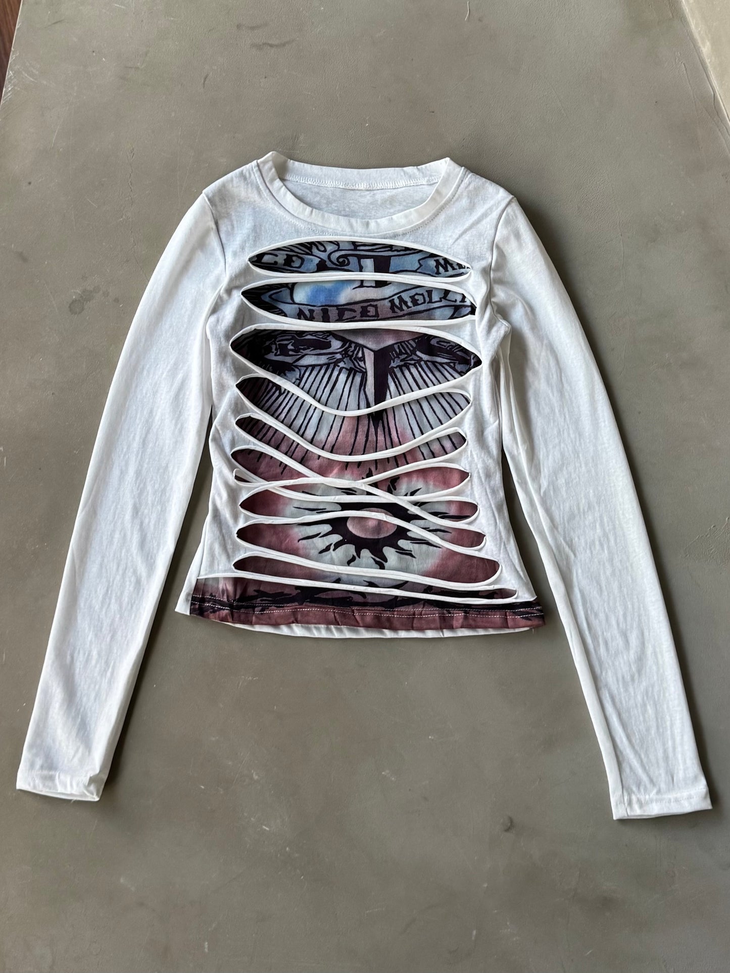 フロントカットアウトTシャツ DPB86198