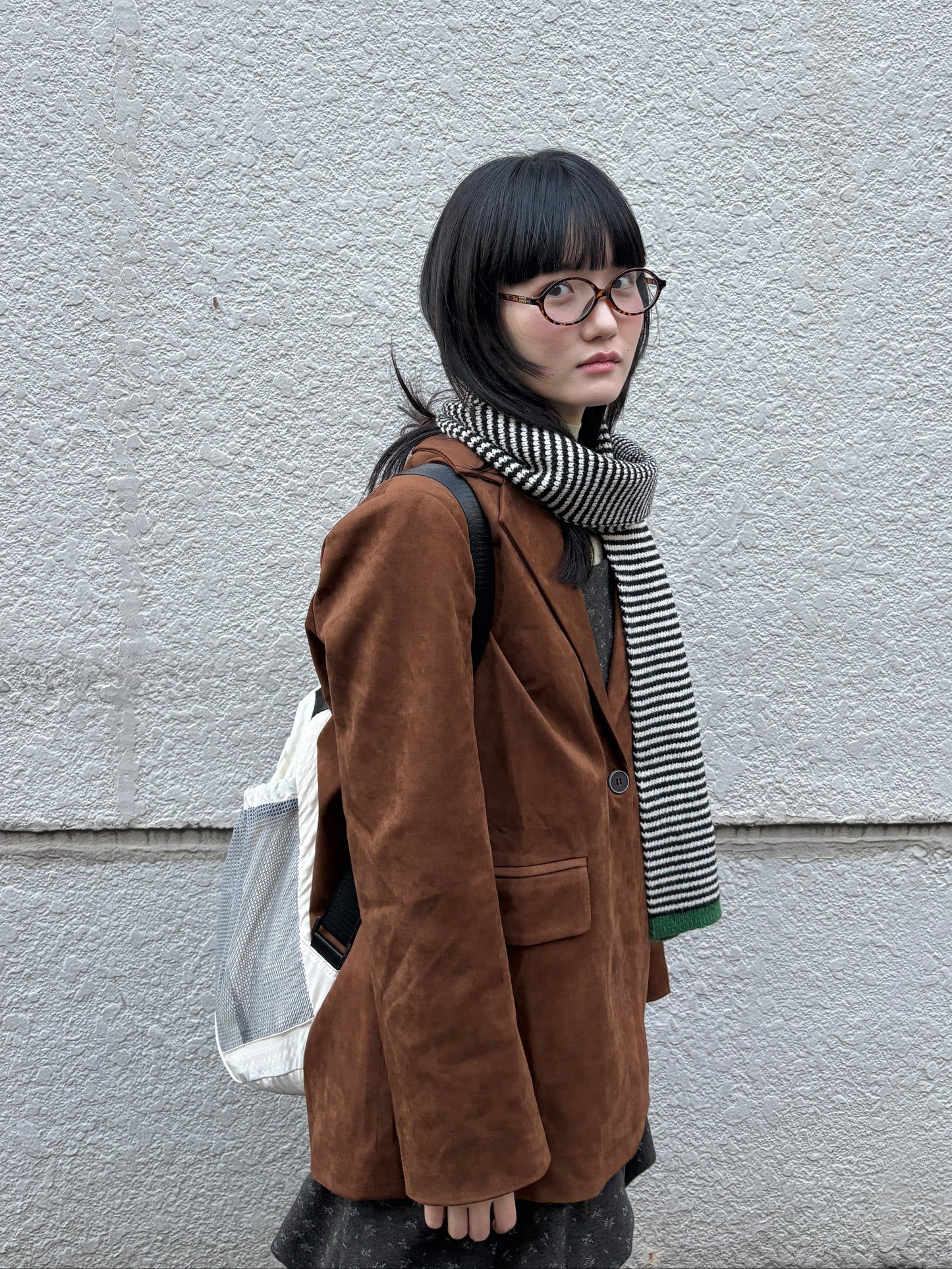 スエードライクテーラードジャケット DPA43723