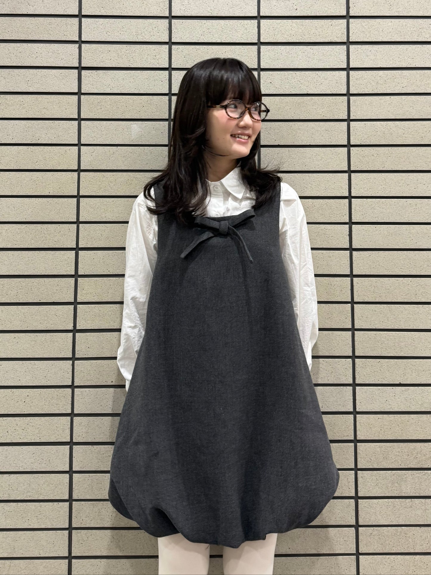 ポイントリボンバルーンワンピース DPA43696