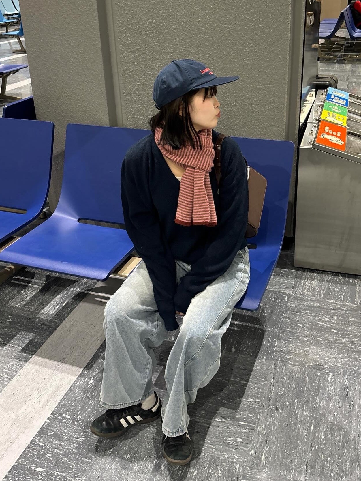 ボーダーニットマフラー DPB63257