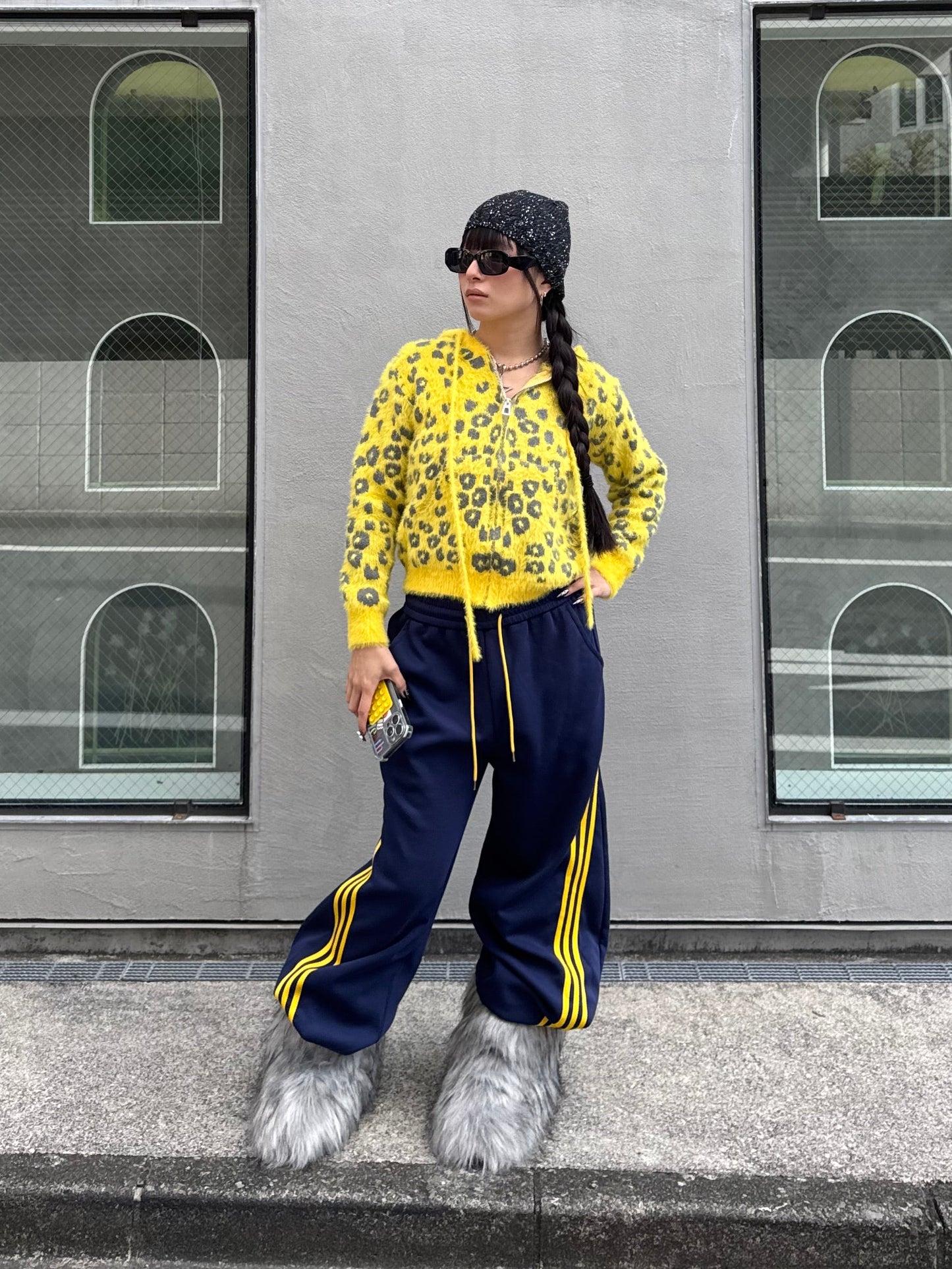 レオパードジップニット DPB86143