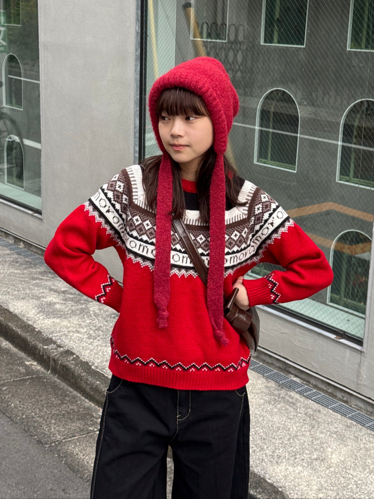 赤ずきんニット帽 DPB91063