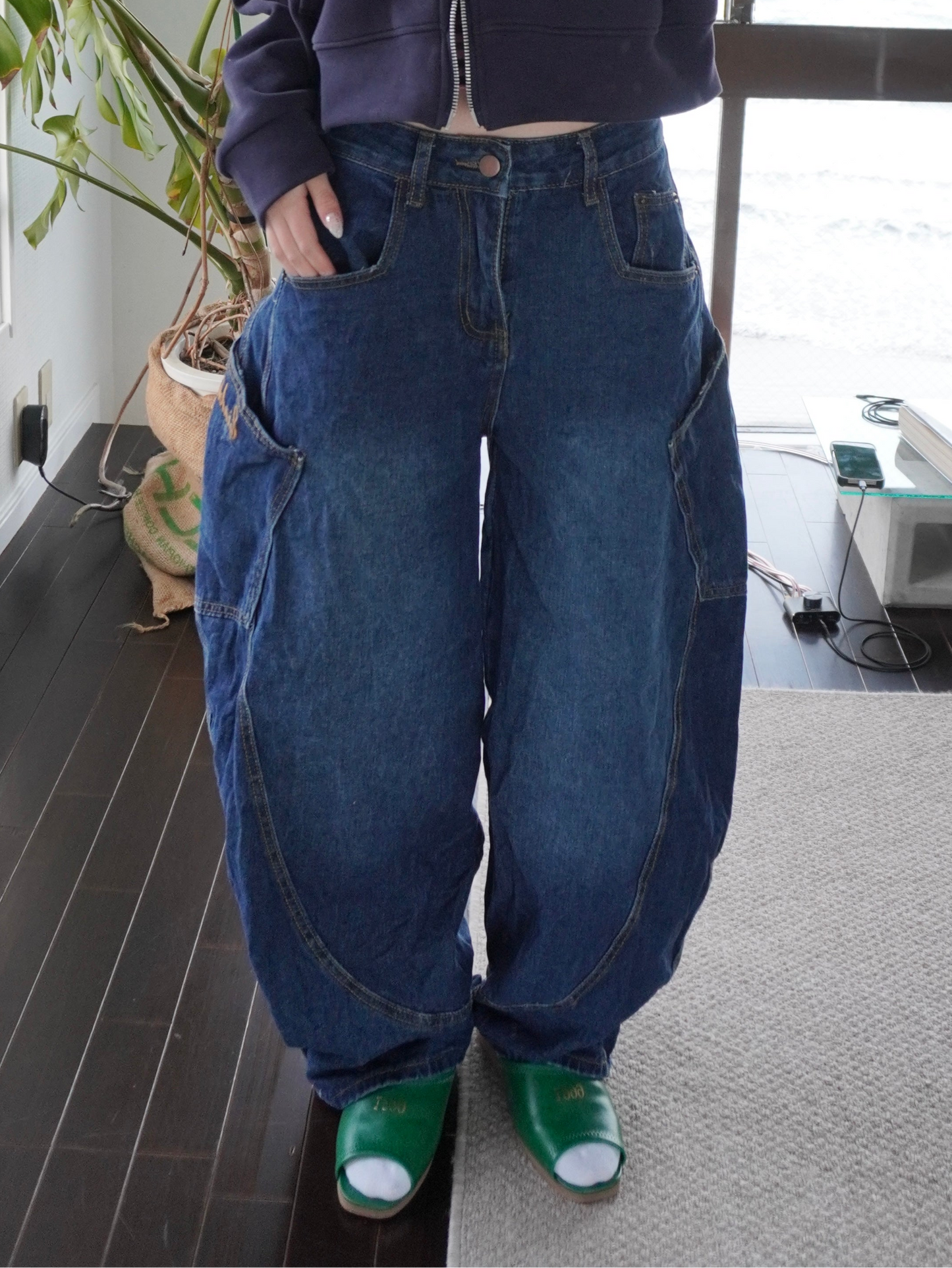 ポケットバルーンデニムパンツ DPB85082