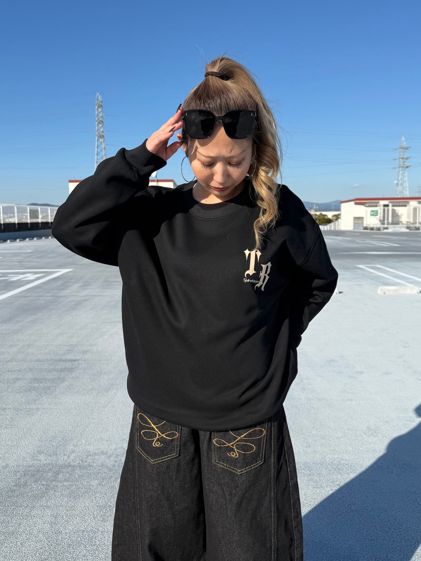 ユニセックスロゴスウェット DPB73563