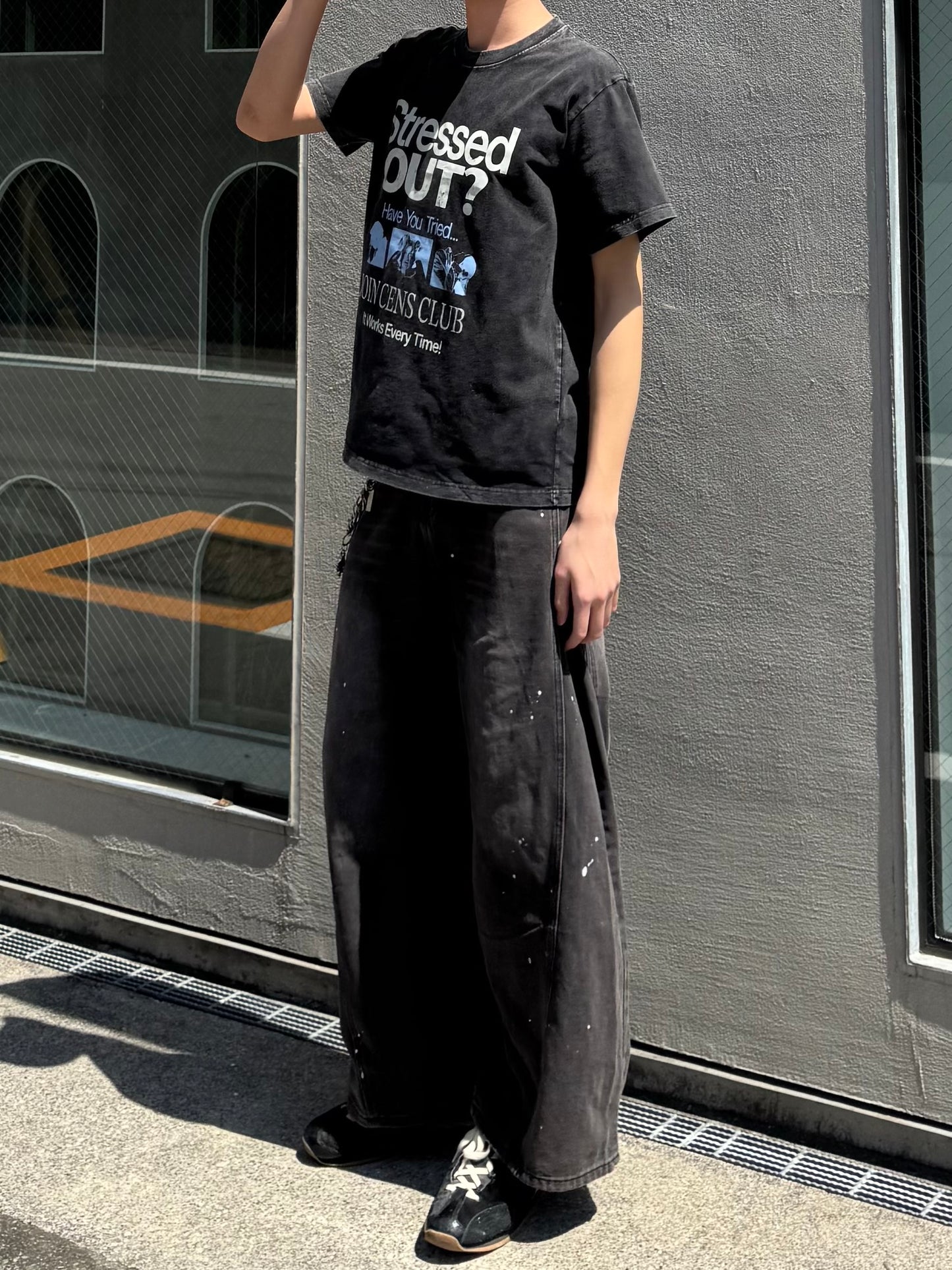 ペイントデザインデニムパンツ DPC05050