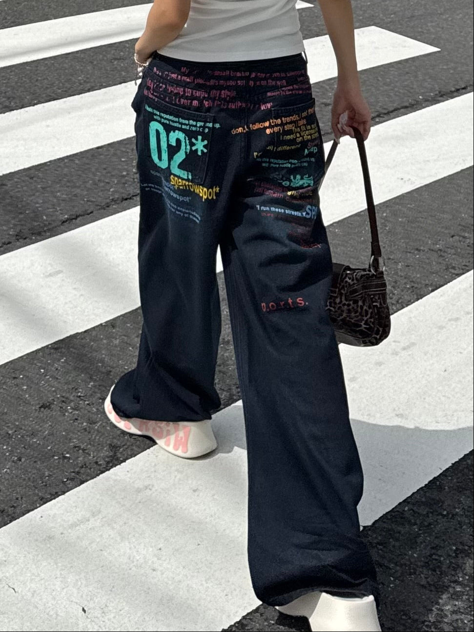 【即納】ビビットロゴデニムパンツ DPB86306S