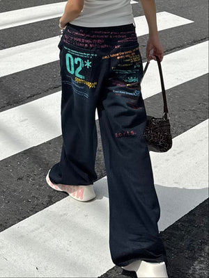 【即納】ビビットロゴデニムパンツ DPB86306S