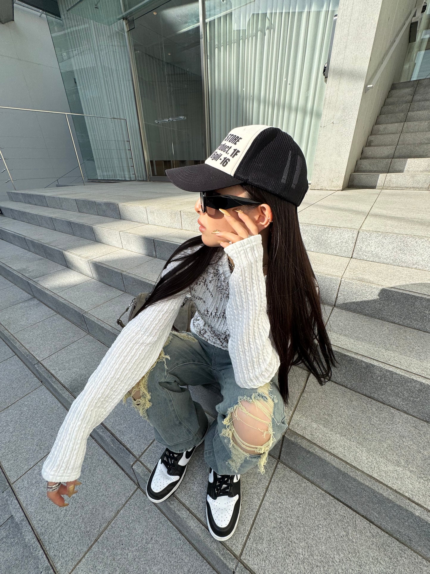ダメージデニムパンツ DPB86031