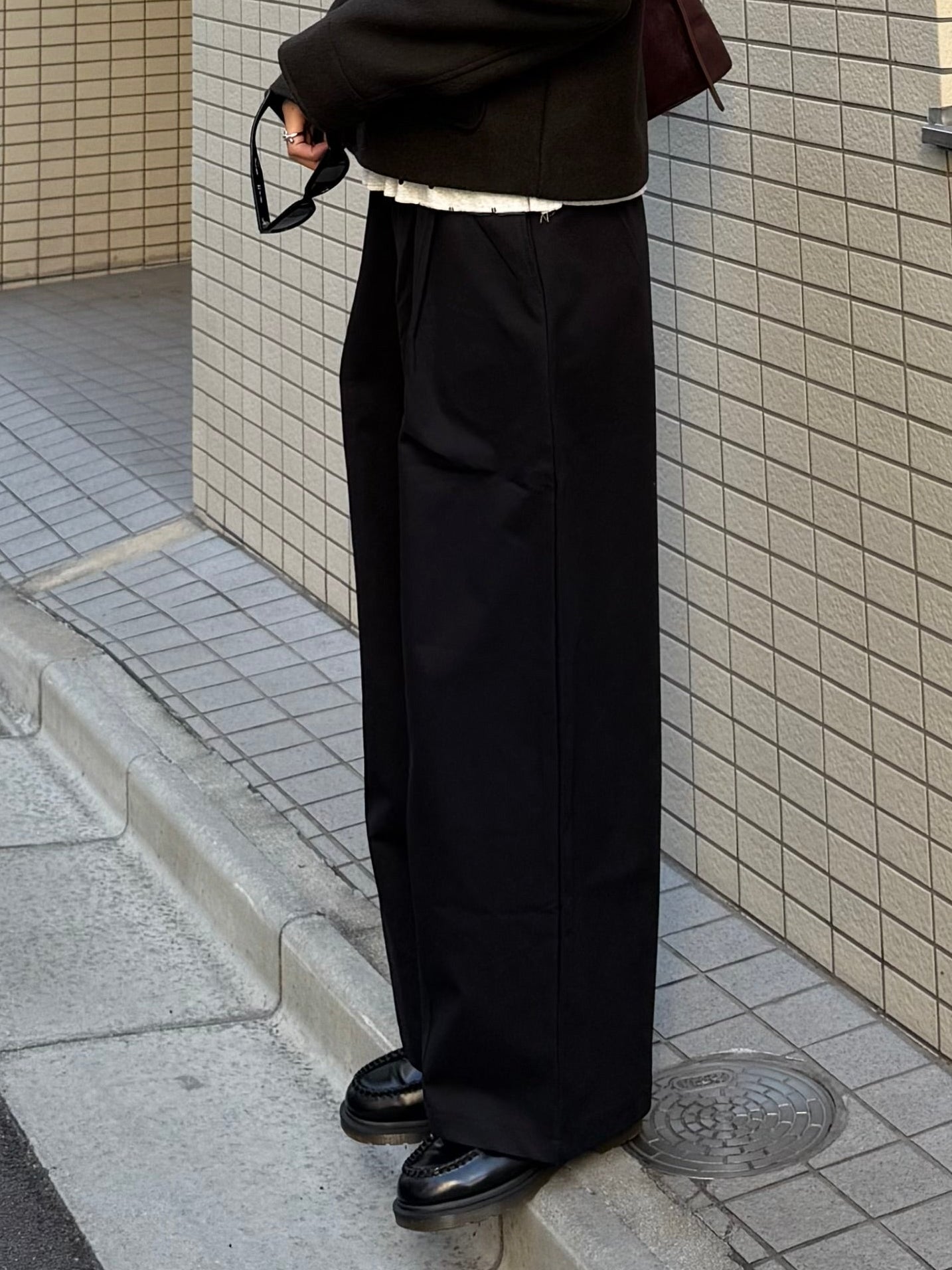 ブラックカーブパンツ DPB93040