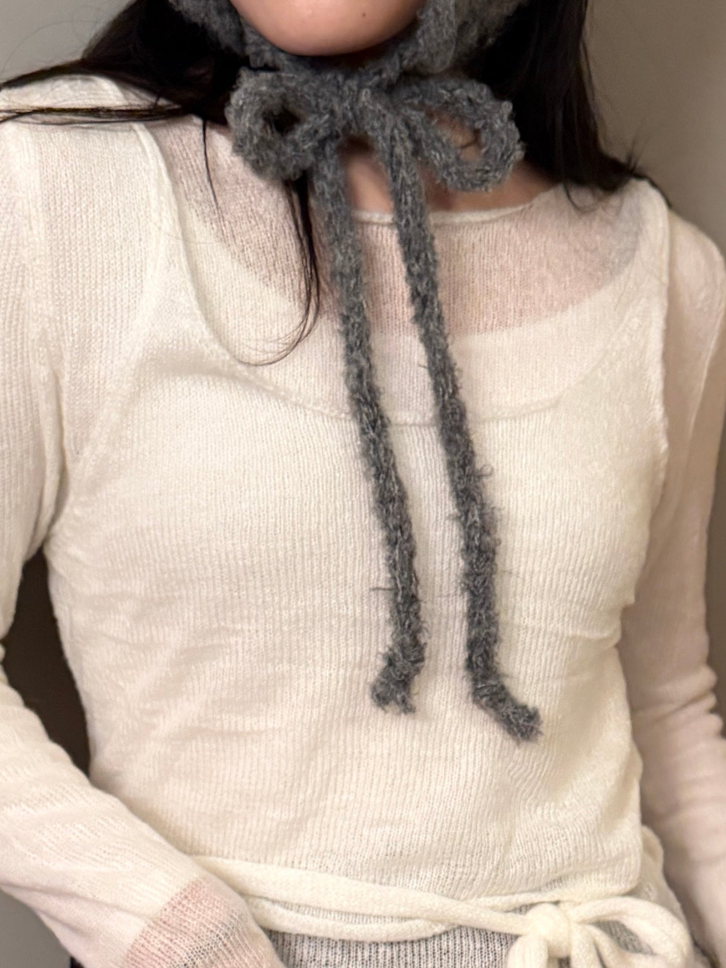 ニットリボンイヤーマフ DPB78250