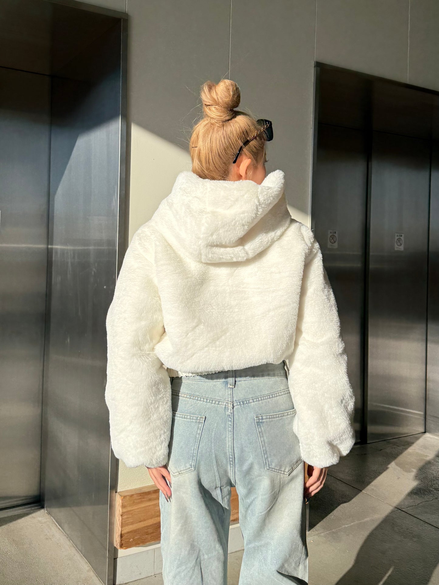 フード付きファージャケット DPB73491