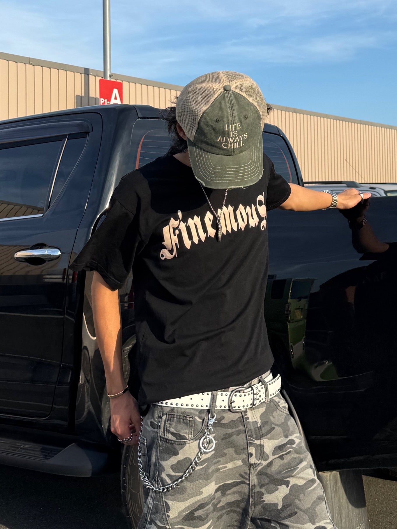 ゴシックレタリングTシャツ DPB90004