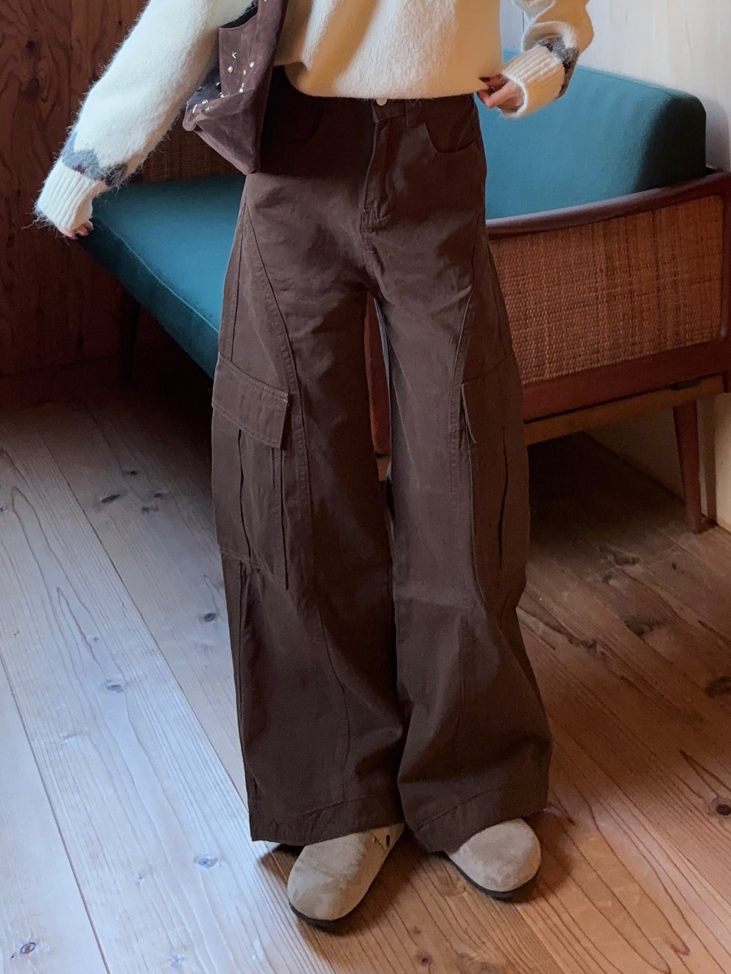 ブラウンカーゴパンツ DPB88146