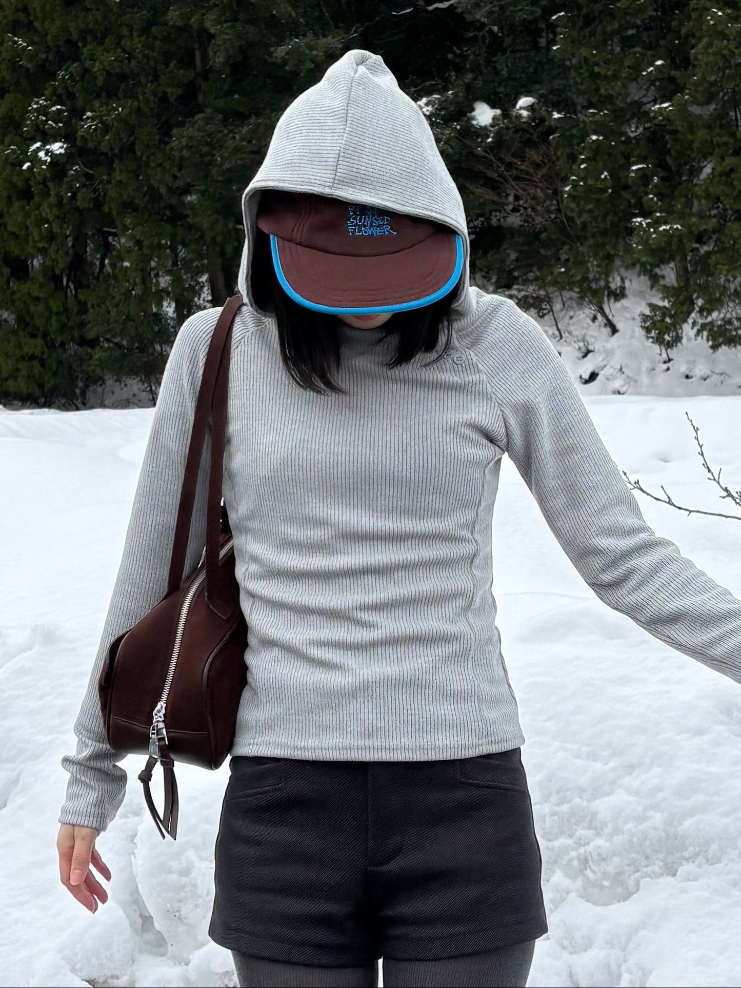 ネックポイントリブニット DPB99041