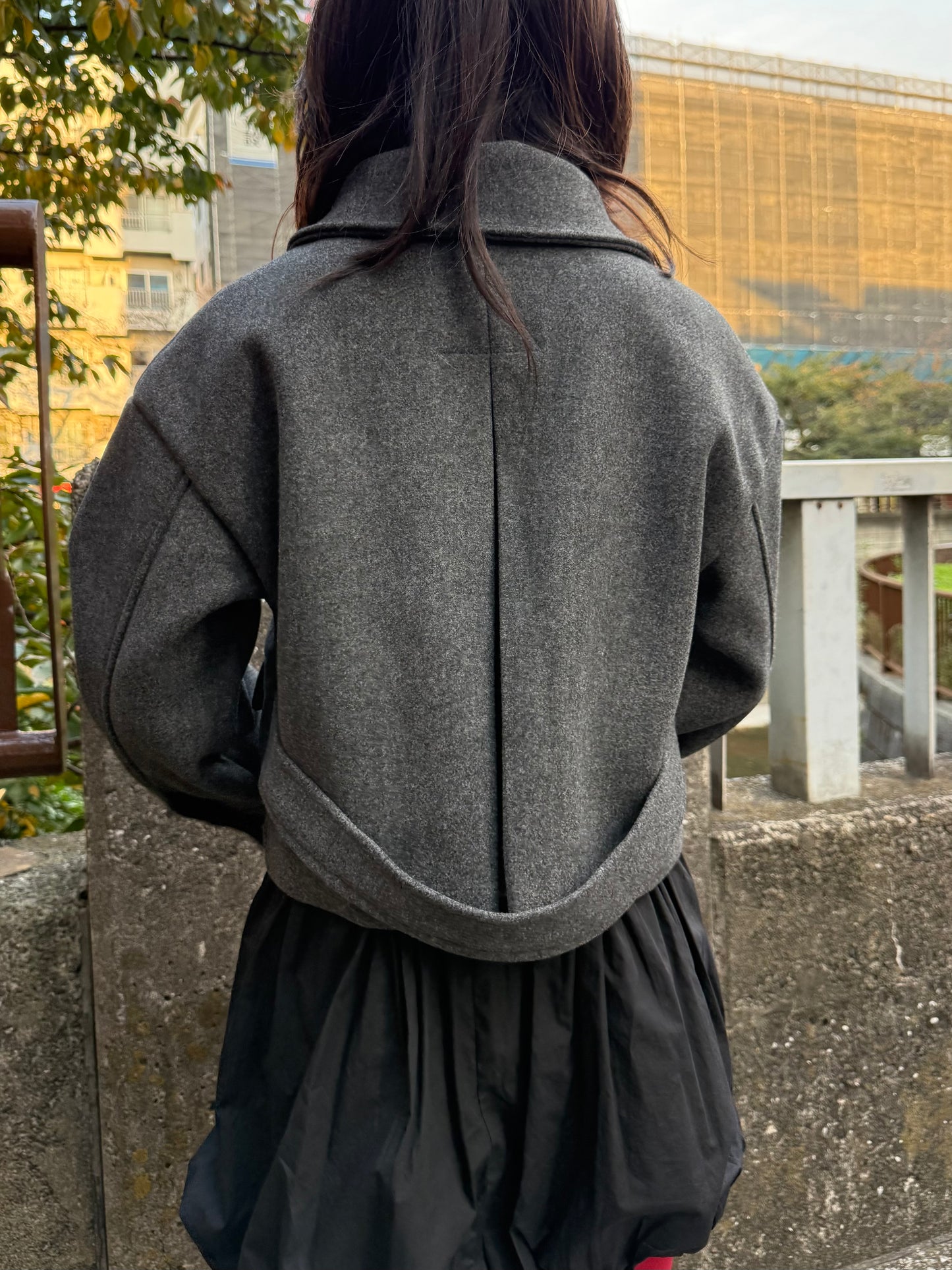 ダブルラストショートコート DPA43703