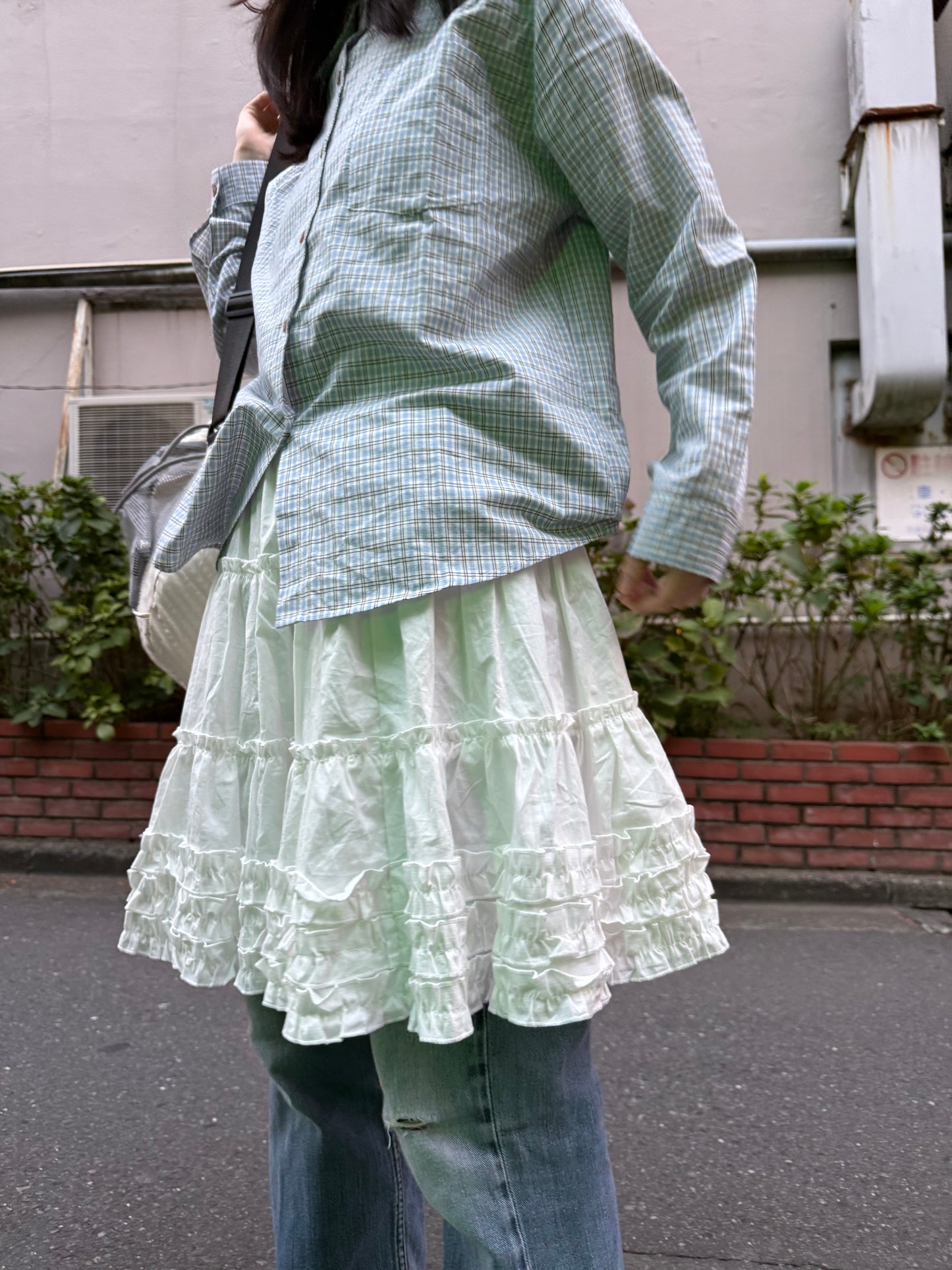 ホワイトレーススカート DPA43685