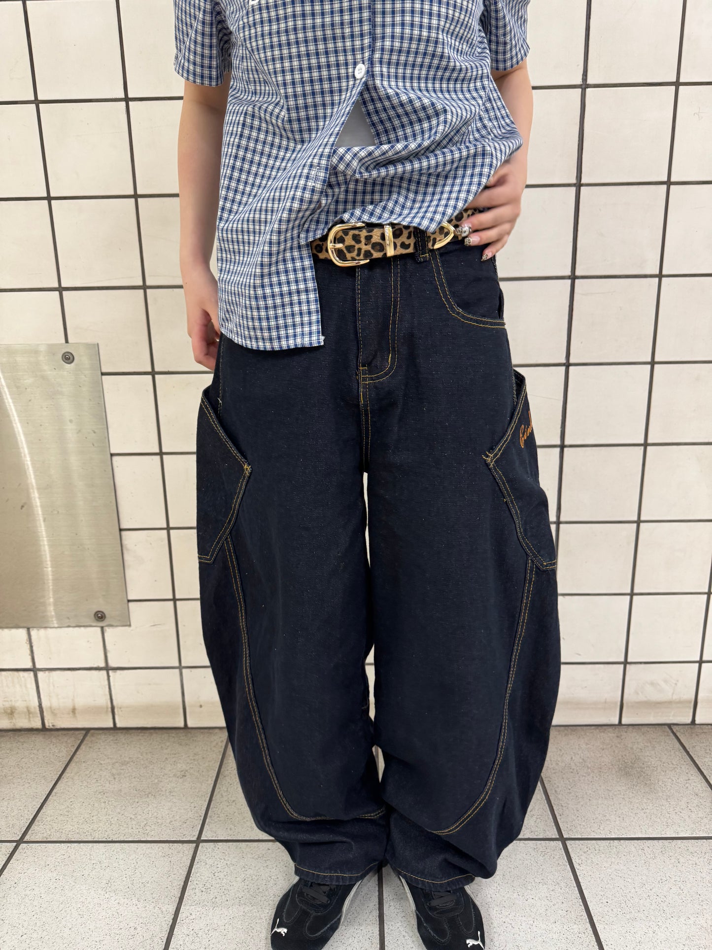 ポケットバルーンデニムパンツ DPB85208