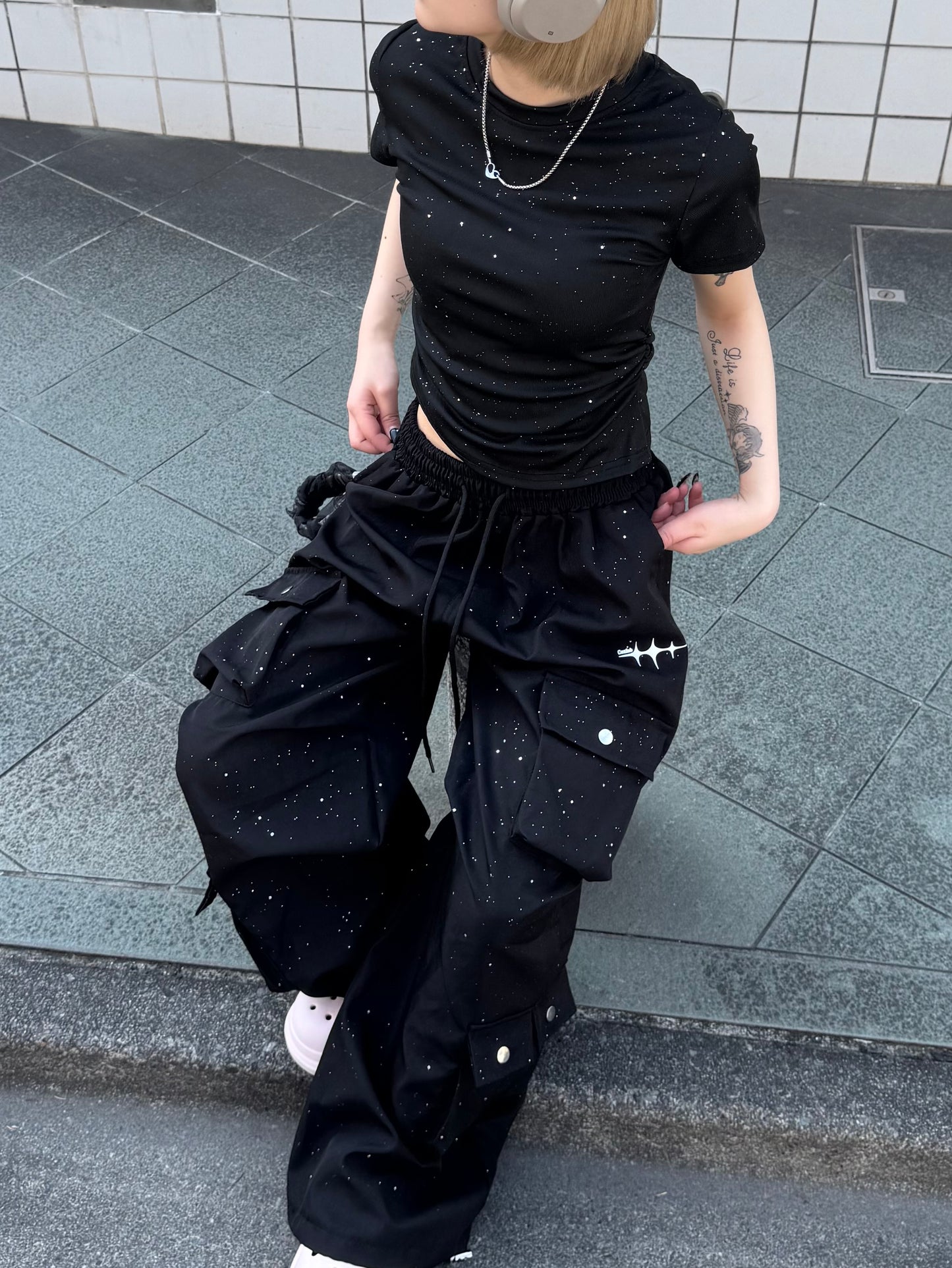 ラメクロップドTシャツ DPB86264