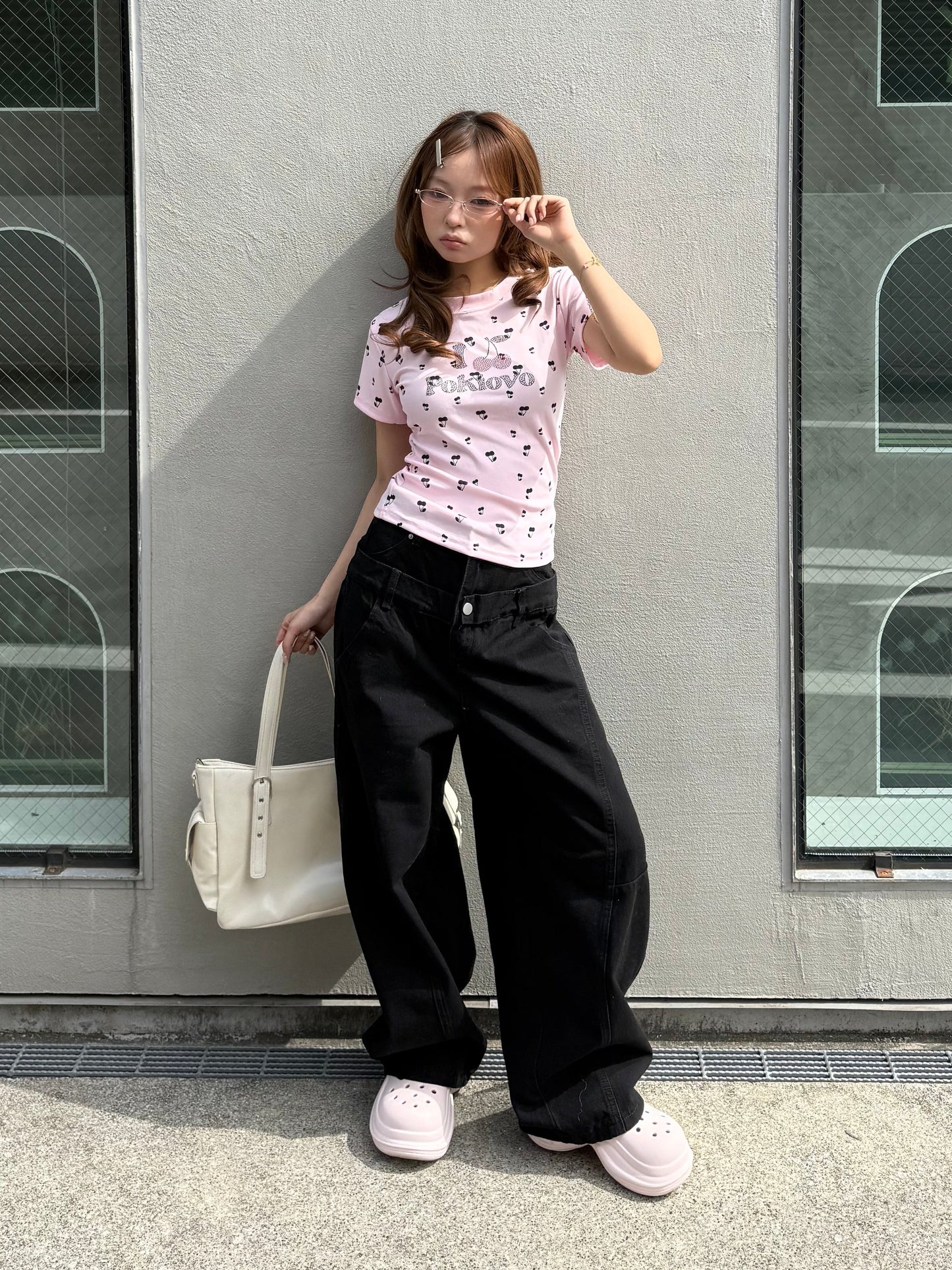 バックレタリングデニムパンツ DPB86257
