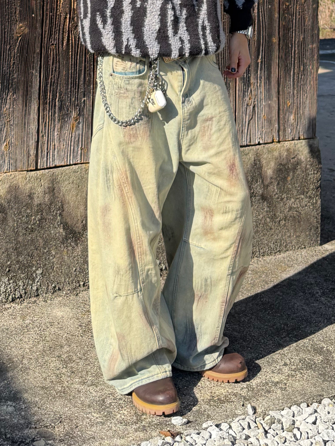 ダメージデザインデニムパンツ DPB90051